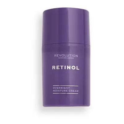 Revolution Skincare Noční krém pro zralou a citlivou pleť Retinol (Overnight Moisture Cream) 50 