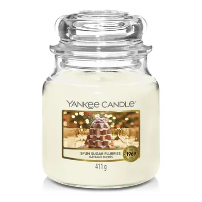 Yankee Candle Aromatická svíčka Classic střední Spun Sugar Flurries 411 g