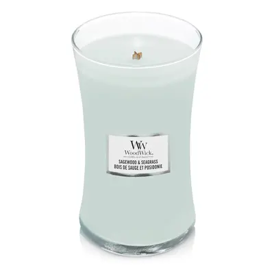 WoodWick Vonná svíčka váza Sagewood & Seagrass 609 g