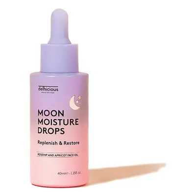 Delhicious Noční pleťový olej Moon Moisture Drops (Face Oil) 40 ml