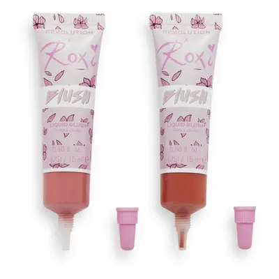 Revolution Sada tekutých tvářenek X Roxi (Cherry Blossom Liquid Blush Duo) 2 x 15 ml