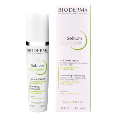 Bioderma Noční pleťové sérum s peelingovým efektem (Sebium Night Peel Smoothing Concentrate) 40 