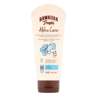 Hawaiian Tropic Opalovací mléko zmatňující SPF 15 Aloha Care (Protective Sun Lotion Mattifies Sk