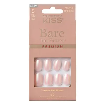 KISS Nalepovací nehty Bare-But-Better Premium Nails - Mocha 30 ks