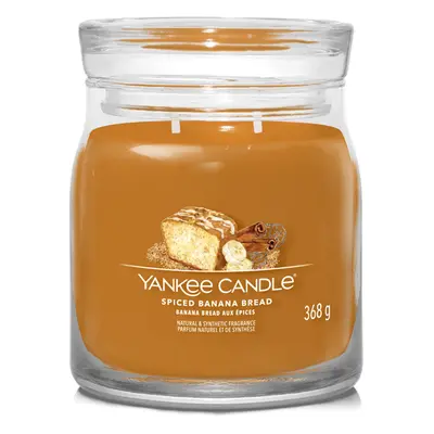 Yankee Candle Aromatická svíčka Signature sklo střední Spiced Banana Bread 368 g