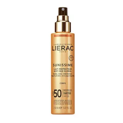 Lierac Zvláčňující tělové mléko SPF 50 Sunissime (Global Anti-Aging Protective Milk) 150 ml