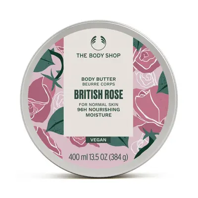 The Body Shop Tělové máslo pro normální pokožku British Rose (Body Butter) 200 ml