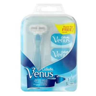 Gillette Náhradní hlavice Venus 4 ks + holicí strojek Venus