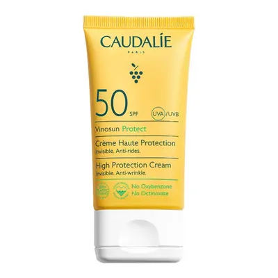 Caudalie Ochranný pleťový krém na opalování SPF 50+ Vinosun (High Protection Cream) 50 ml