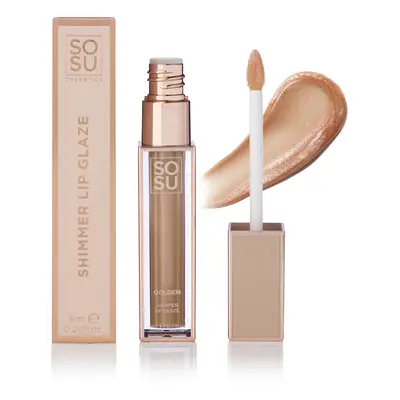 SOSU Cosmetics Lesk na rty Shimmer (Lip Glaze) 6 ml Golden