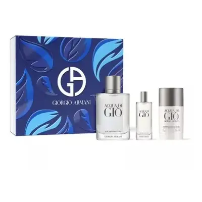 Giorgio Armani Acqua Di Gio Pour Homme - EDT 100 ml + tuhý deodorant 75 ml + EDT 15 ml