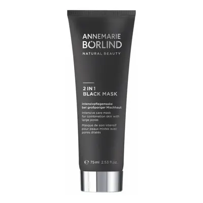 ANNEMARIE BORLIND Černá maska 2 v 1 (2 in 1 Black Mask) 75 ml