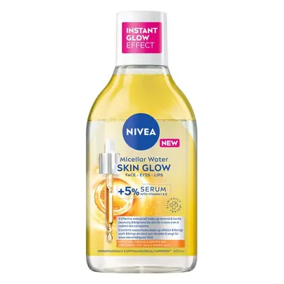 Nivea Rozjasňující micelární voda s obsahem séra (Micellar Water Skin Glow) 400 ml