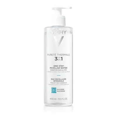 Vichy Minerální micelární voda pro citlivou pleť Pureté Thermale (Mineral Micellar Water) 400 ml