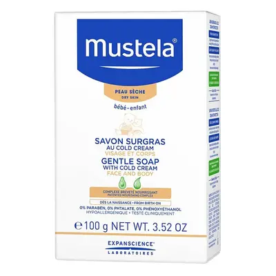 Mustela Dětské jemné mýdlo na tvář a tělo (Gentle Soap with Cold Cream) 100 g