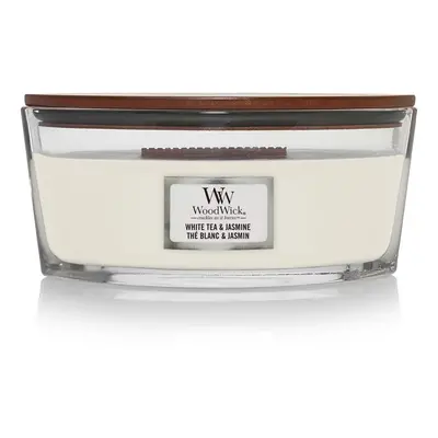 WoodWick Vonná svíčka loď White Tea & Jasmine 453,6 g