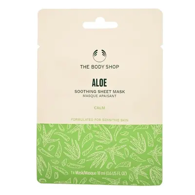 The Body Shop Zklidňující slupovací pleťová maska Aloe (Soothing Sheet Mask) 18 ml