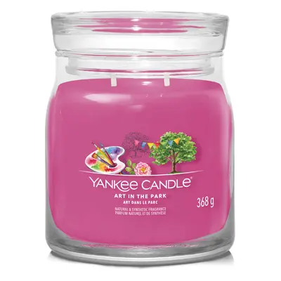 Yankee Candle Aromatická svíčka Signature sklo střední Art In the Park 368 g