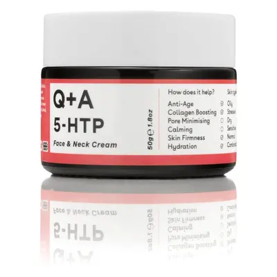 Q+A 5-HTP krém na obličej a dekolt (Face & Neck Cream) 50 g