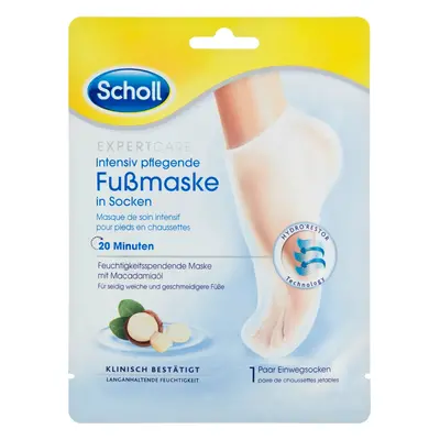 Scholl Vyživující maska na nohy s makadamovým olejem Expert Care (Foot Mask) 1 pár