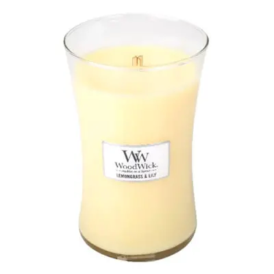 WoodWick Vonná svíčka váza Lemongrass & Lily 609,5 g