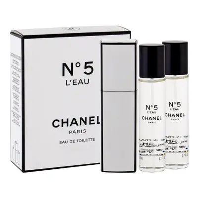 Chanel Chanel No. 5 L´Eau - EDT 20 ml (plnitelný flakon) + náplň (2 x 20 ml)