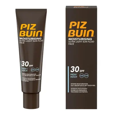 Piz Buin Ochranný hydratační fluid na obličej SPF 30 Moisturizing (Ultra Light Sun Fluid) 50 ml