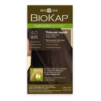 Biokap Nutricolor Delicato - Barva na vlasy 4.00 Hnědá přirozená 140 ml