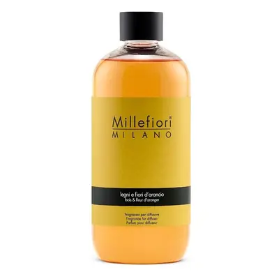 Millefiori Milano Náhradní náplň do aroma difuzéru Natural Dřevo a pomerančové květy 250 ml