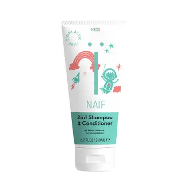 NAÏF Dětský šampon a kondicionér 2v1 pro snadné rozčesávání Baby & Kids (2in1 Shampoo & Conditio