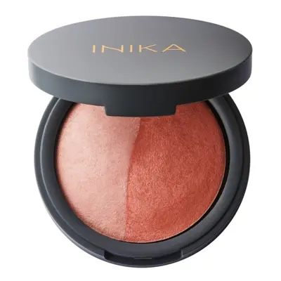 INIKA Organic Zapečená minerální duo tvářenka (Baked Blush) 6,5 g Burnt Peach