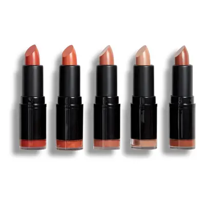 Revolution PRO Sada rtěnek Burnt Nudes (Lipstick Collection) 5 x 3,2 g