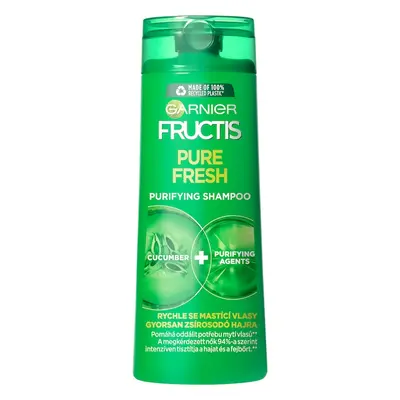 Garnier Posilující šampon na rychle se mastící vlasy Fructis (Pure Fresh Purifying Shampoo) 250 