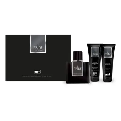 Rue Broca Pride Homme - EDP 100 ml + sprchový gel 100 ml + balzám po holení 100 ml