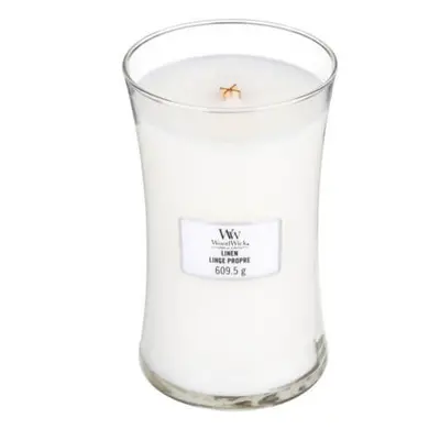 WoodWick Vonná svíčka váza Linen 609,5 g