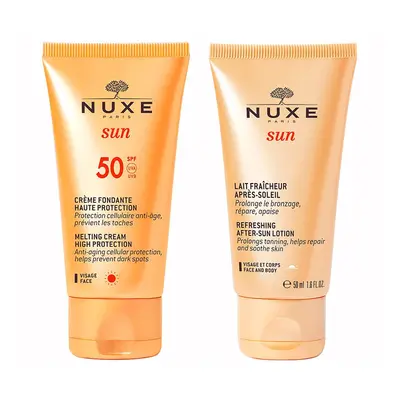 Nuxe Dárková sada Sun Facial Melting Cream