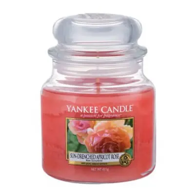 Yankee Candle Aromatická svíčka střední Sun-Drenched Apricot Rose 411 g