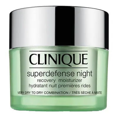 Clinique Noční hydratační krém pro suchou až smíšenou pleť Superdefense (Night Recovery Moisturi