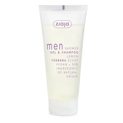 Ziaja Sprchový gel a šampon Lemon Verbena Men (Gel & Shampoo) 200 ml