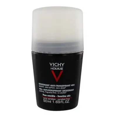 Vichy Deodorant pro citlivou pokožku Homme 48H Deo roll-on (Anti-Transpirant Extra Sensitive) 50