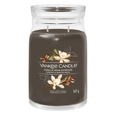 Yankee Candle Aromatická svíčka Signature sklo velké Vanilla Bean Espresso 567 g