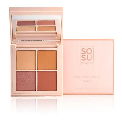 SOSU Cosmetics Paletka očních stínů Nude (Eyeshadow Quad) 4,8 g