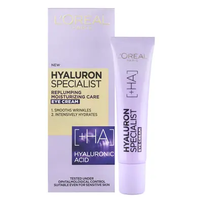 L´Oréal Paris Vyplňující hydratační oční krém Hyaluron Specialist 15 ml