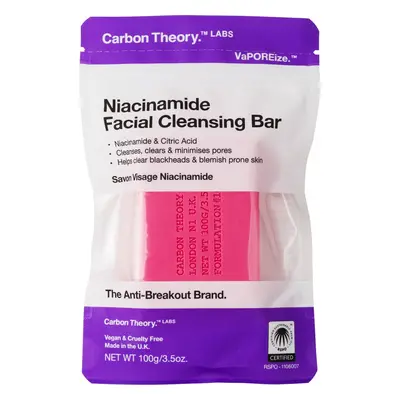 Carbon Theory Čisticí pleťové mýdlo Niacinamide (Facial Cleansing Bar) 100 g