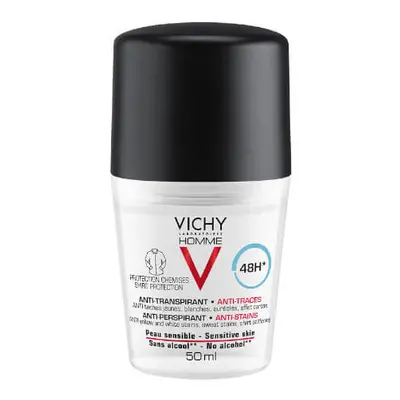 Vichy Antiperspirant roll-on pro muže s 48 hodinovým účinkem Homme 50 ml