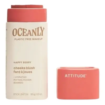 Attitude Krémová tvářenka v tyčince Oceanly (Cheeks Blush) 8,5 g Happy Berry