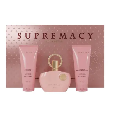 Afnan Supremacy Pink - EDP 100 ml + sprchový gel 100 ml + tělové mléko 100 ml