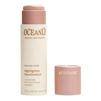 Attitude Krémový rozjasňovač v tyčince Oceanly (Highlighter) 8,5 g Golden Rose