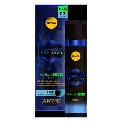 Nivea CC krém Cellular Luminous630 SPF 30 40 ml Deep