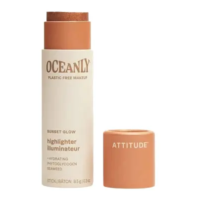 Attitude Krémový rozjasňovač v tyčince Oceanly (Highlighter) 8,5 g Sunset Glow